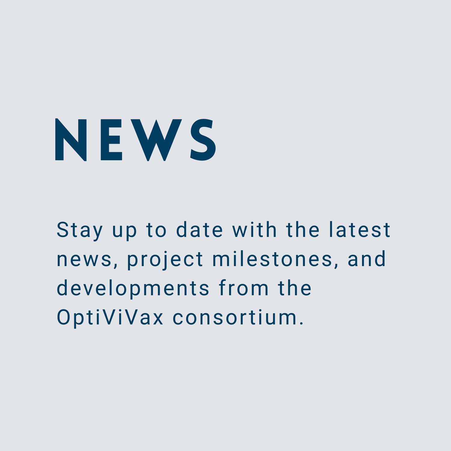 News headline on a gray background